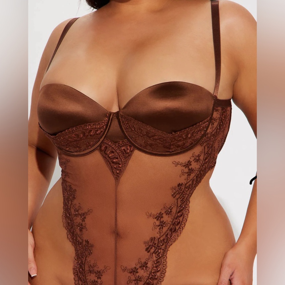 Chocolate Lace Teddy